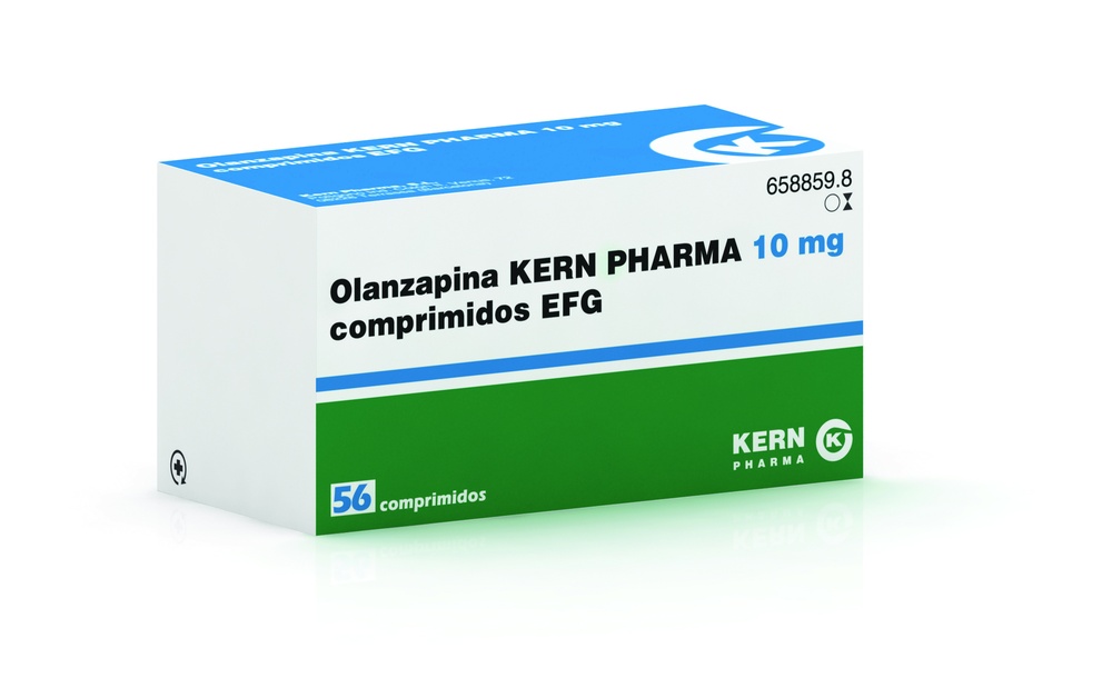 OLANZAPINA KERN PHARMA 10 mg COMPRIMIDOS