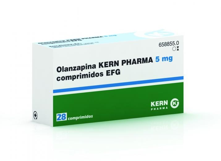 OLANZAPINA KERN PHARMA 5 mg COMPRIMIDOS