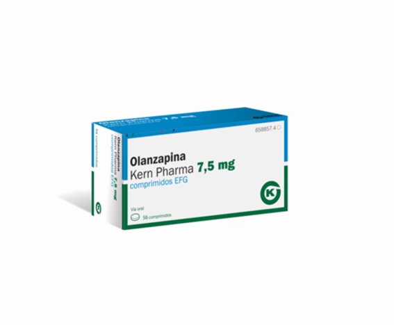 OLANZAPINA KERN PHARMA 7,5 mg COMPRIMIDOS