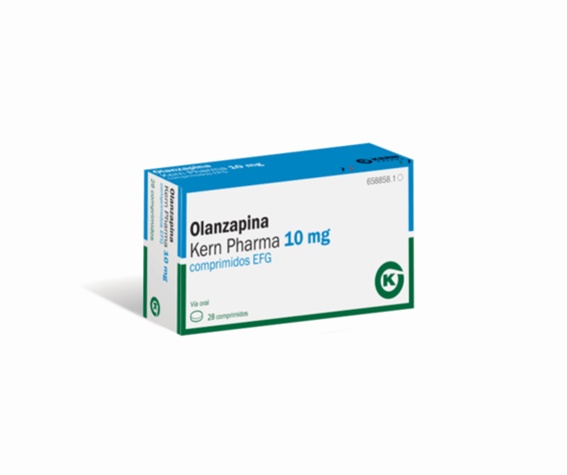 OLANZAPINA KRKA 10 mg COMPRIMIDOS