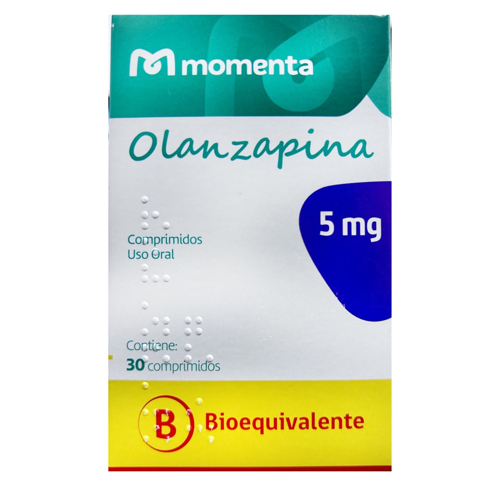 OLANZAPINA QUALIGEN 5 mg COMPRIMIDOS REVESTIDOS POR PELÍCULA