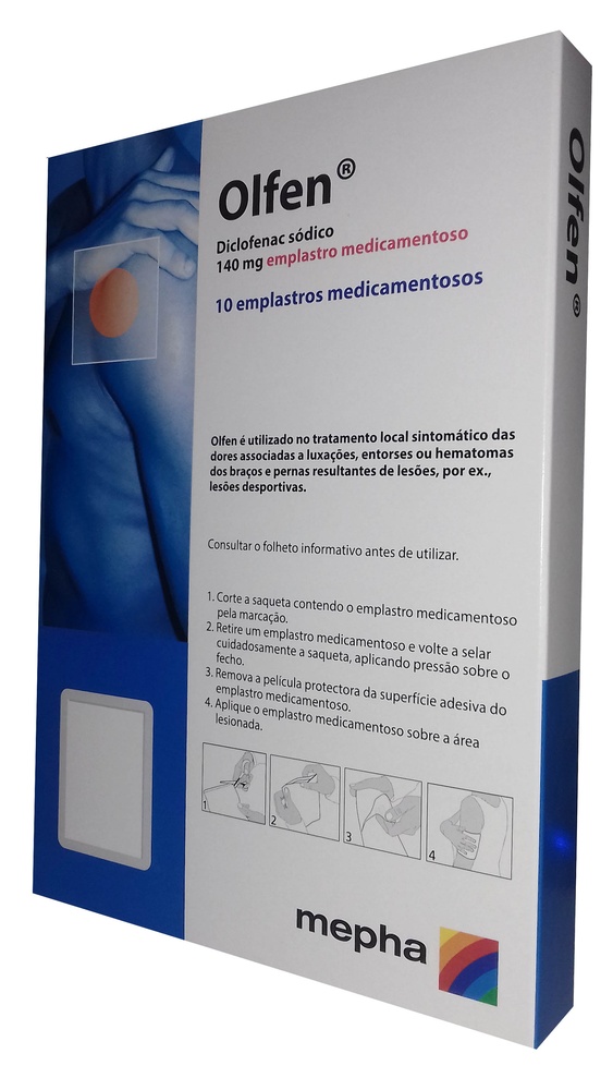 OLFEN 140 MG CURATIVOS MEDICAMENTOSOS ADESIVOS