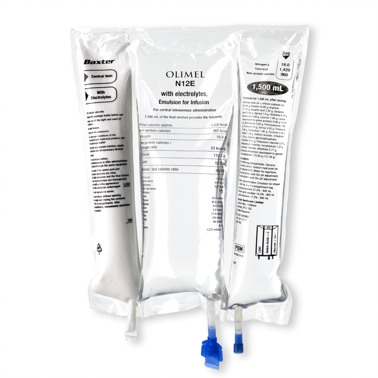 OLIMEL N12 EMULSÃO PARA PERFUSÃO