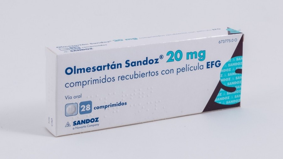 OLMESARTAN HEC 20 mg COMPRIMIDOS REVESTIDOS POR PELÍCULA