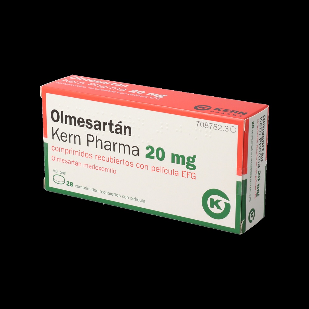 OLMESARTAN KERN PHARMA 20 mg COMPRIMIDOS REVESTIDOS POR PELÍCULA