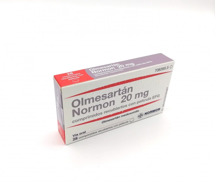 OLMESARTAN VISO FARMACÉUTICA 20 mg COMPRIMIDOS REVESTIDOS POR PELÍCULA