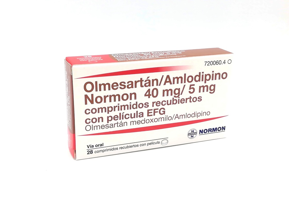 OLMESARTAN/AMLODIPINO ALTER 40 mg/5 mg COMPRIMIDOS REVESTIDOS POR PELÍCULA