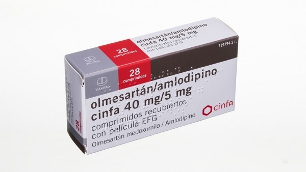 OLMESARTAN/AMLODIPINO PENSA 40 mg/5 mg COMPRIMIDOS REVESTIDOS POR PELÍCULA