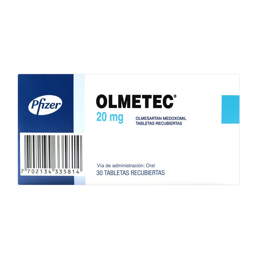OLMETEC 20 mg COMPRIMIDOS REVESTIDOS