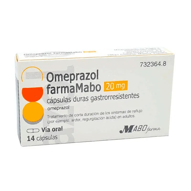OMEPRAZOL FARMAMABO 20 mg CÁPSULAS DURAS GASTRORRESISTENTES
