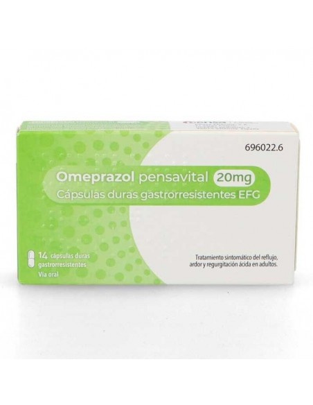 OMEPRAZOL PENSAVITAL 20 mg CÁPSULAS DURAS GASTRO-RESISTENTES
