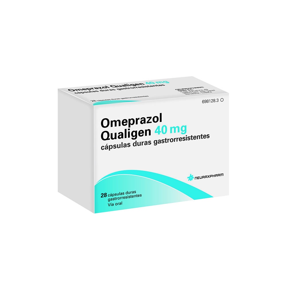 OMEPRAZOL QUALIGEN 40 mg CÁPSULAS DURAS GASTRORRESISTENTES