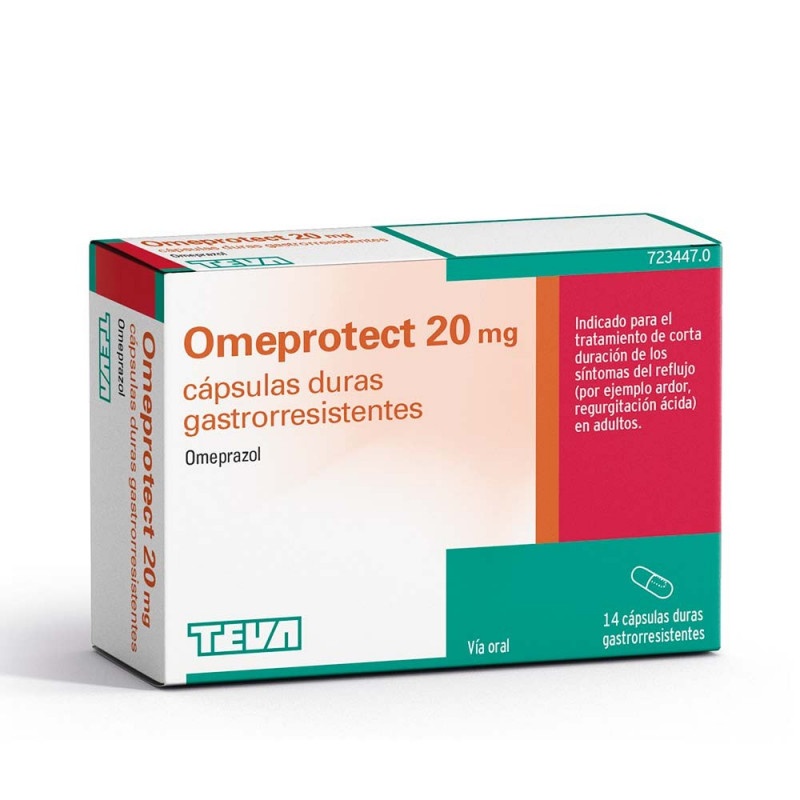 OMEPROTECT 20 mg CÁPSULAS DURAS GASTRORRESISTENTES