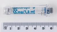 OMNITROPE 15 MG/1,5 ML SOLUÇÃO INJETÁVEL EM CARTUCHO