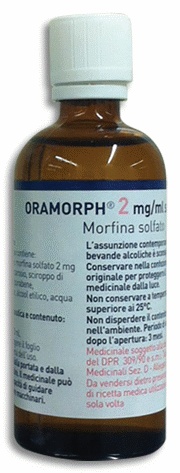 ORAMORPH 2 mg/ml SOLUÇÃO ORAL
