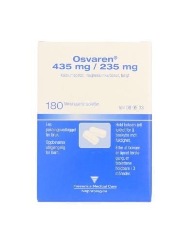 OSVAREN 435 mg / 235 mg COMPRIMIDOS REVESTIDOS POR PELÍCULA