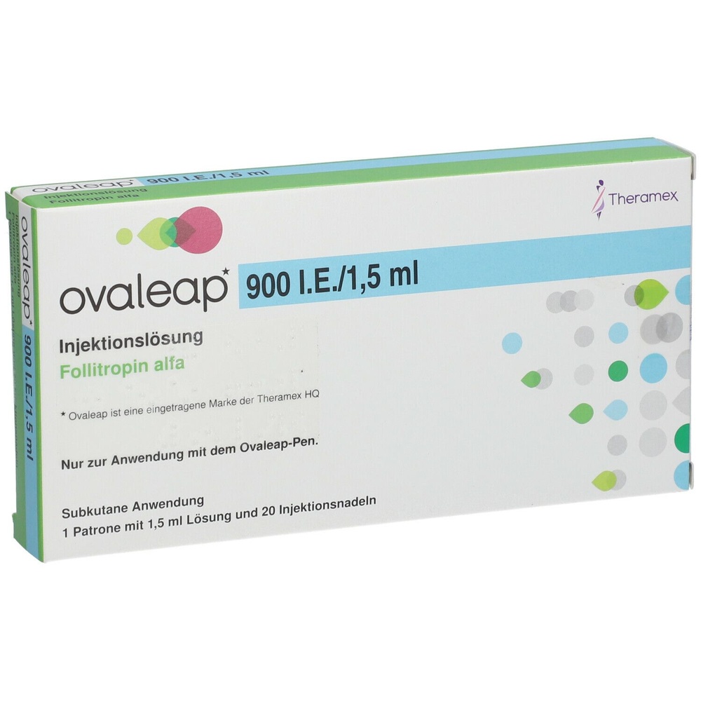 Ovaleap 900 UI/1,5 ml solução injetável