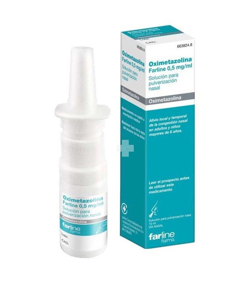 OXIMETAZOLINA FARLINE 0,5 mg/ml SOLUÇÃO PARA PULVERIZAÇÃO NASAL