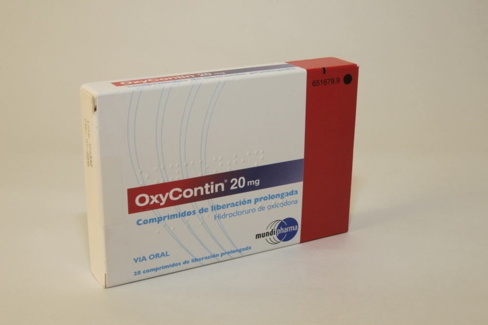 OXYCONTIN 20 mg COMPRIMIDOS DE LIBERTAÇÃO PROLONGADA