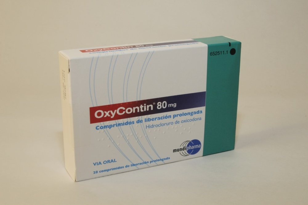 OXYCONTIN 80 mg COMPRIMIDOS DE LIBERTAÇÃO PROLONGADA