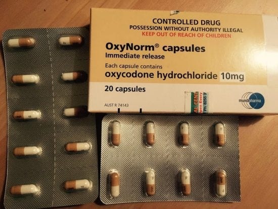OXYNORM 10 mg CÁPSULAS DURAS
