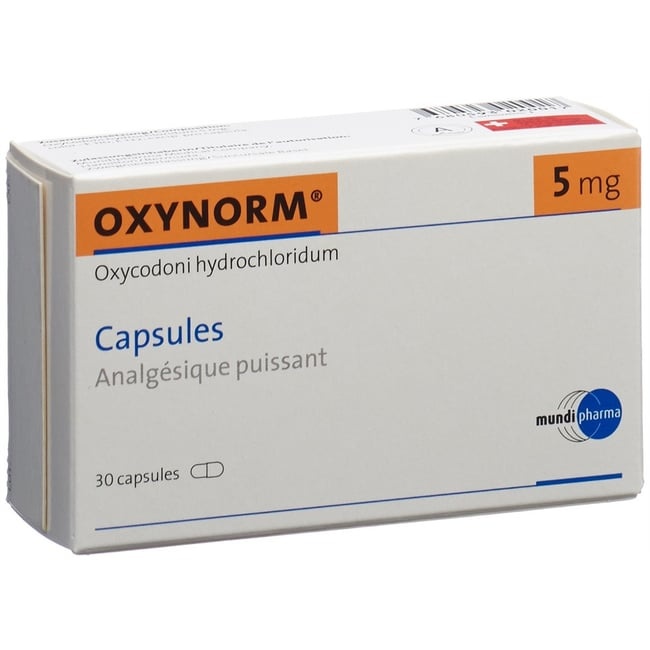 OXYNORM 5 mg CÁPSULAS DURAS