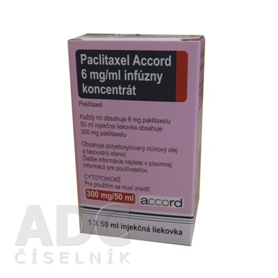 PACLITAXEL ACCORD 6 mg/ml CONCENTRADO PARA SOLUÇÃO PARA PERFUSÃO
