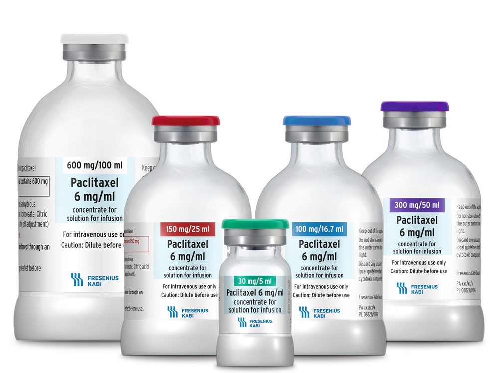 PACLITAXEL KABI 6 mg/ml CONCENTRADO PARA SOLUÇÃO PARA PERFUSÃO