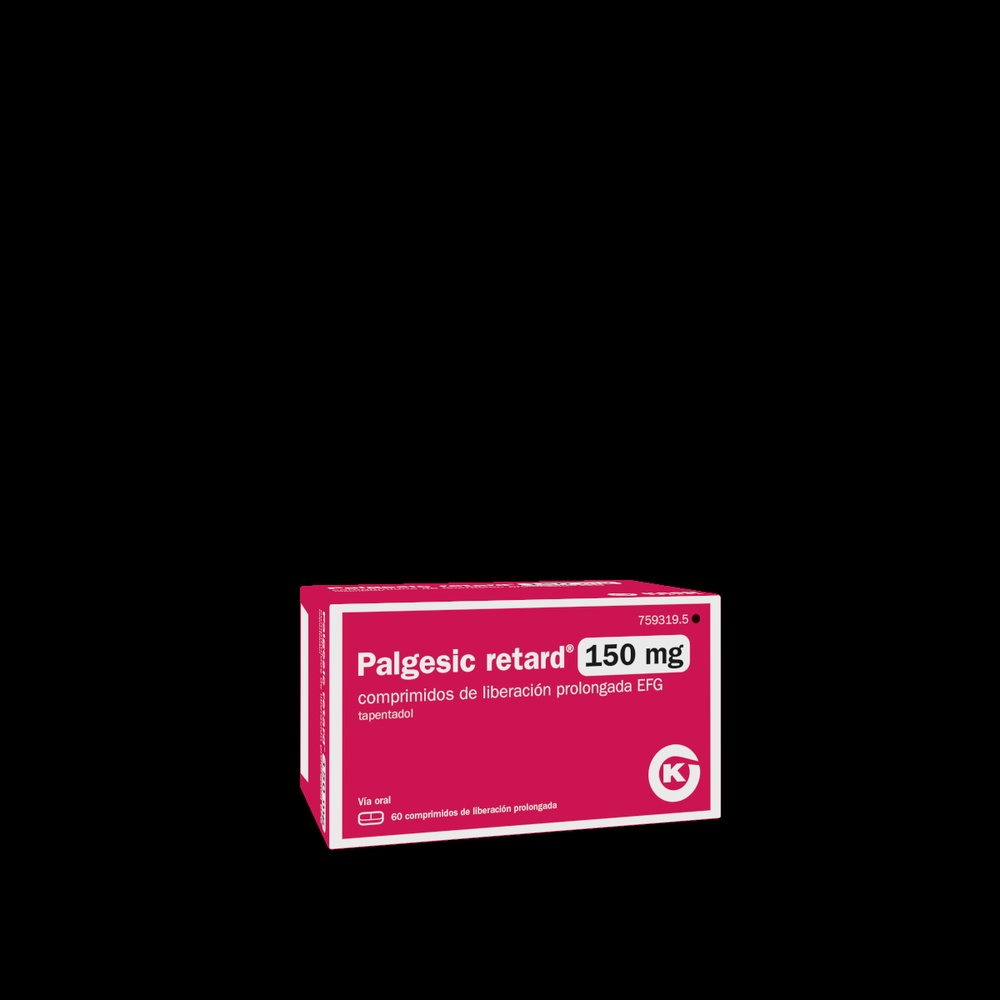 PALGESIC RETARD 150 mg COMPRIMIDOS DE LIBERTAÇÃO PROLONGADA