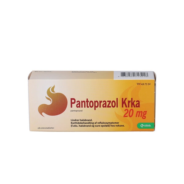 PANTOPRAZOL KRKA 20 mg COMPRIMIDOS GASTRO-RESISTENTES