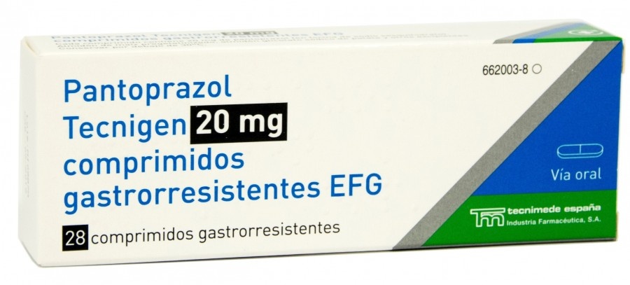 PANTOPRAZOL VIR 20 mg COMPRIMIDOS GASTRO-RESISTENTES