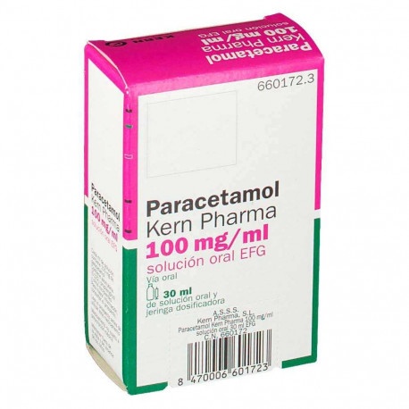 PARACETAMOL KERN PHARMA 100 mg/ml SOLUÇÃO ORAL