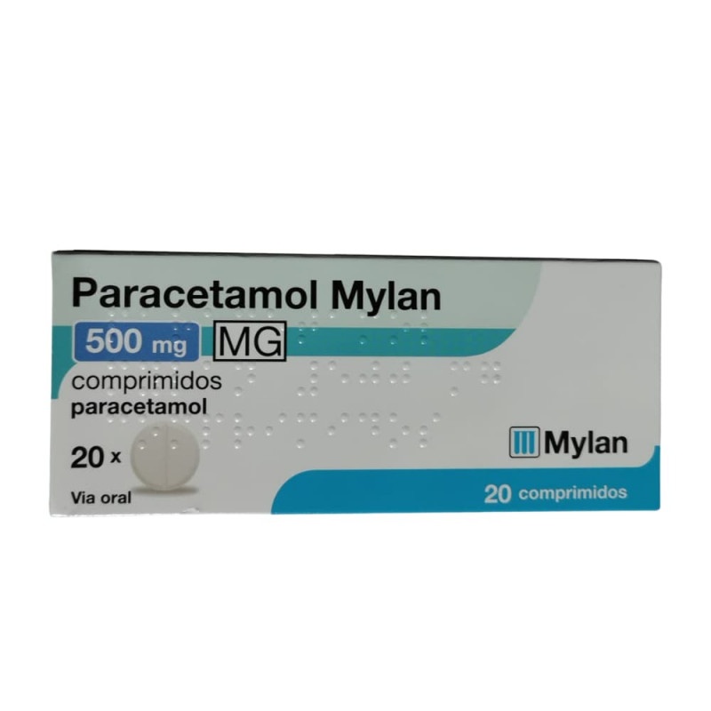 PARACETAMOL MYLAN PHARMACEUTICALS 500 mg COMPRIMIDOS