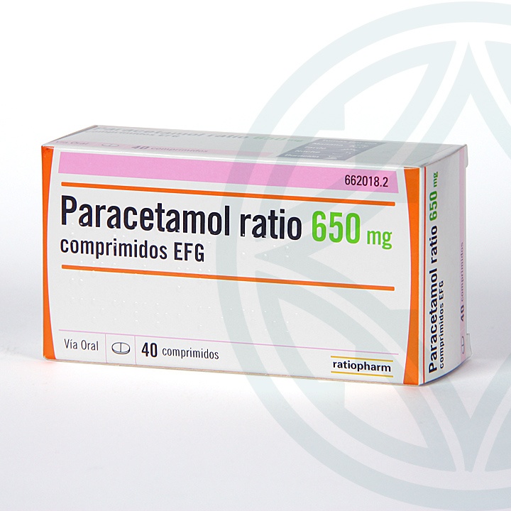 PARACETAMOL RATIO 650 mg COMPRIMIDOS