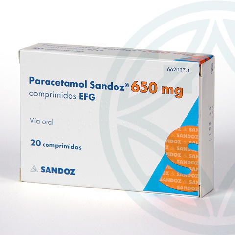 PARACETAMOL SUN 650 mg COMPRIMIDOS