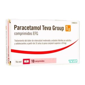 PARACETAMOL TEVA GROUP 1 g COMPRIMIDOS