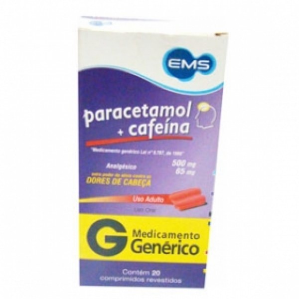 PARACETAMOL/CAFEÍNA PHARMACLAN 500 MG/65 MG COMPRIMIDOS REVESTIDOS POR PELÍCULA