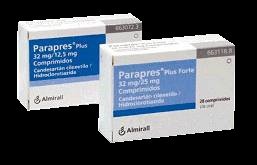 PARAPRES PLUS FORTE 32 mg/25 mg COMPRIMIDOS