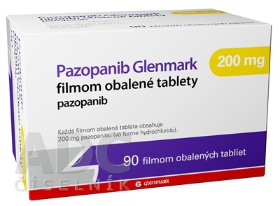 PAZOPANIB GLENMARK 200 mg COMPRIMIDOS REVESTIDOS POR PELÍCULA