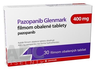 PAZOPANIB GLENMARK 400 mg COMPRIMIDOS REVESTIDOS POR PELÍCULA