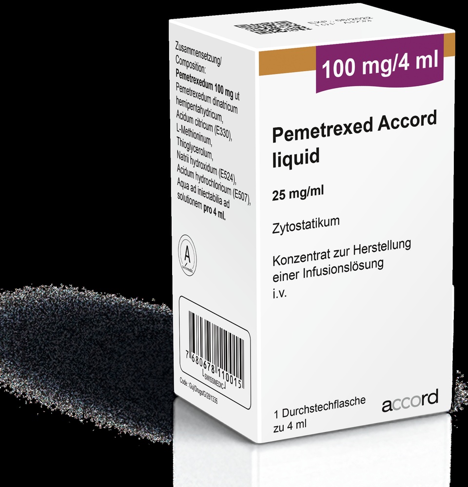 PEMETREXED ACCORD 100 mg PÓ PARA CONCENTRADO PARA SOLUÇÃO PARA PERFUSÃO