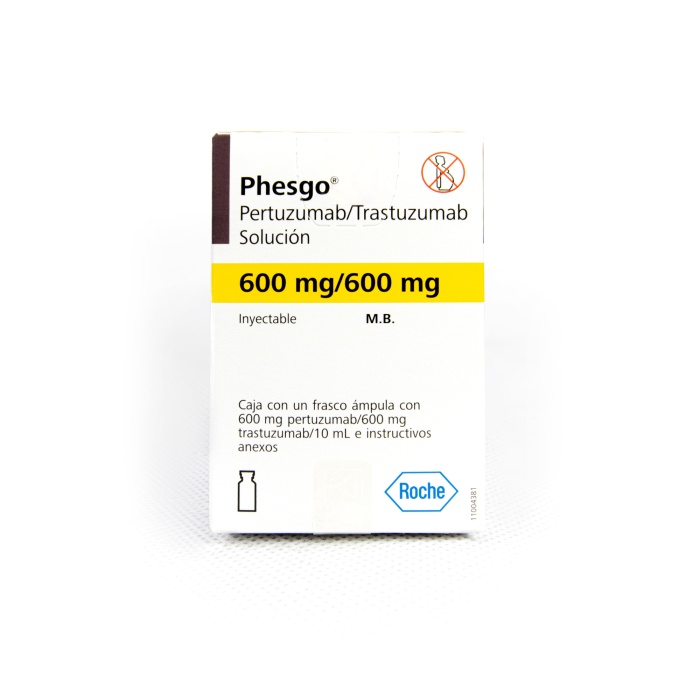 PHESGO 600 MG/600 MG SOLUÇÃO INJETÁVEL