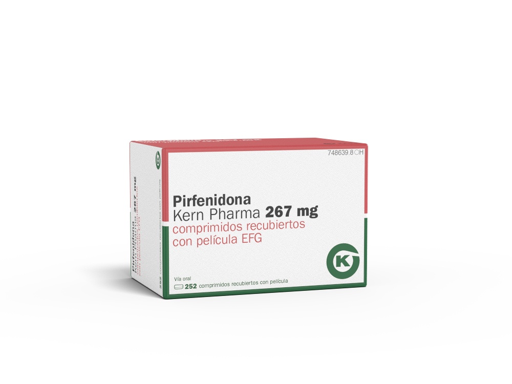 PIRFENIDONA UMEDICA 267 mg COMPRIMIDOS REVESTIDOS POR PELÍCULA