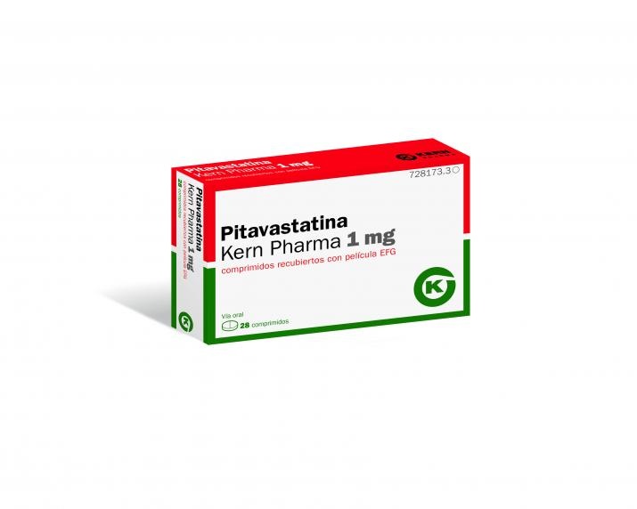 PITAVASTATINA ALTER 1 mg COMPRIMIDOS REVESTIDOS POR PELÍCULA