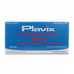 PLAVIX 300 mg COMPRIMIDOS REVESTIDOS POR PELÍCULA