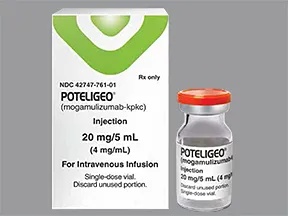 POTELIGEO 4 mg/ml CONCENTRADO PARA SOLUÇÃO PARA PERFUSÃO