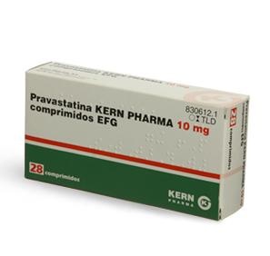 PRAVASTATINA KORHISPANA 10 mg COMPRIMIDOS