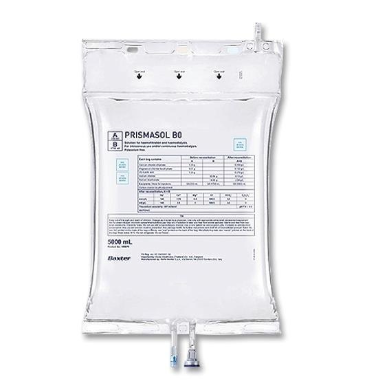 PRISMASOL 4 mmol/L SOLUÇÃO DE POTÁSSIO PARA HEMODIÁLISE E HEMOFILTRAÇÃO
