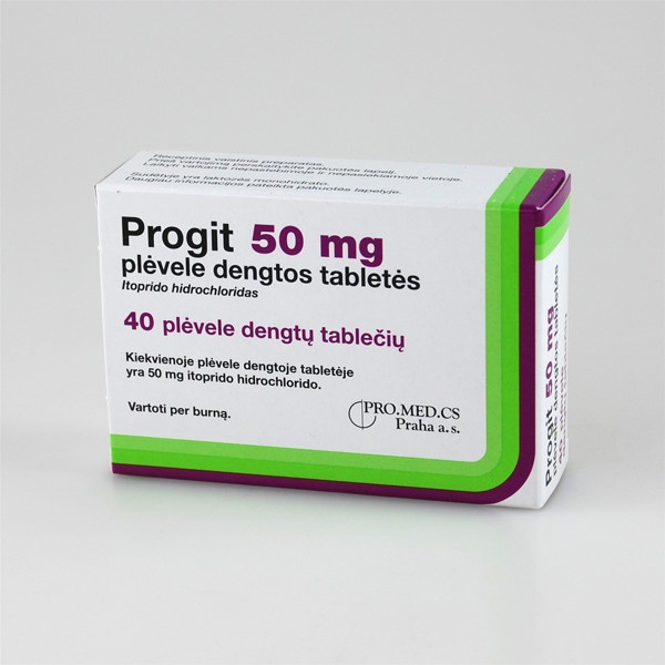 PROGIT 50 mg COMPRIMIDOS REVESTIDOS POR PELÍCULA
