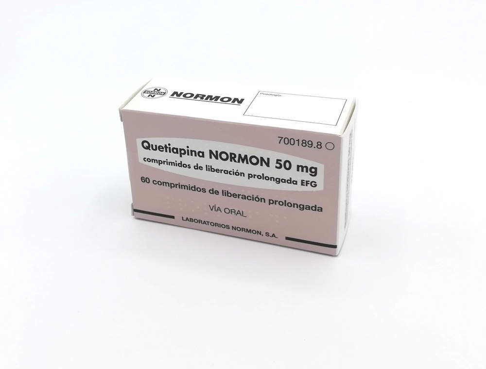 QUETIAPINA NORMOGEN 50 mg COMPRIMIDOS REVESTIDOS POR PELÍCULA